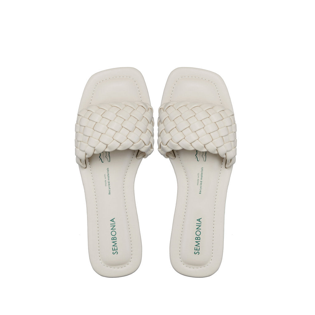 Women Recycled Materials of Synthetic Leather Flats