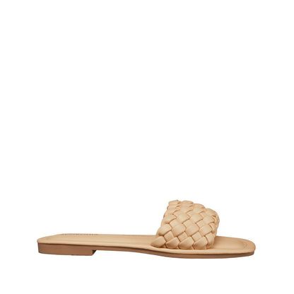 Women Recycled Materials of Synthetic Leather Flats
