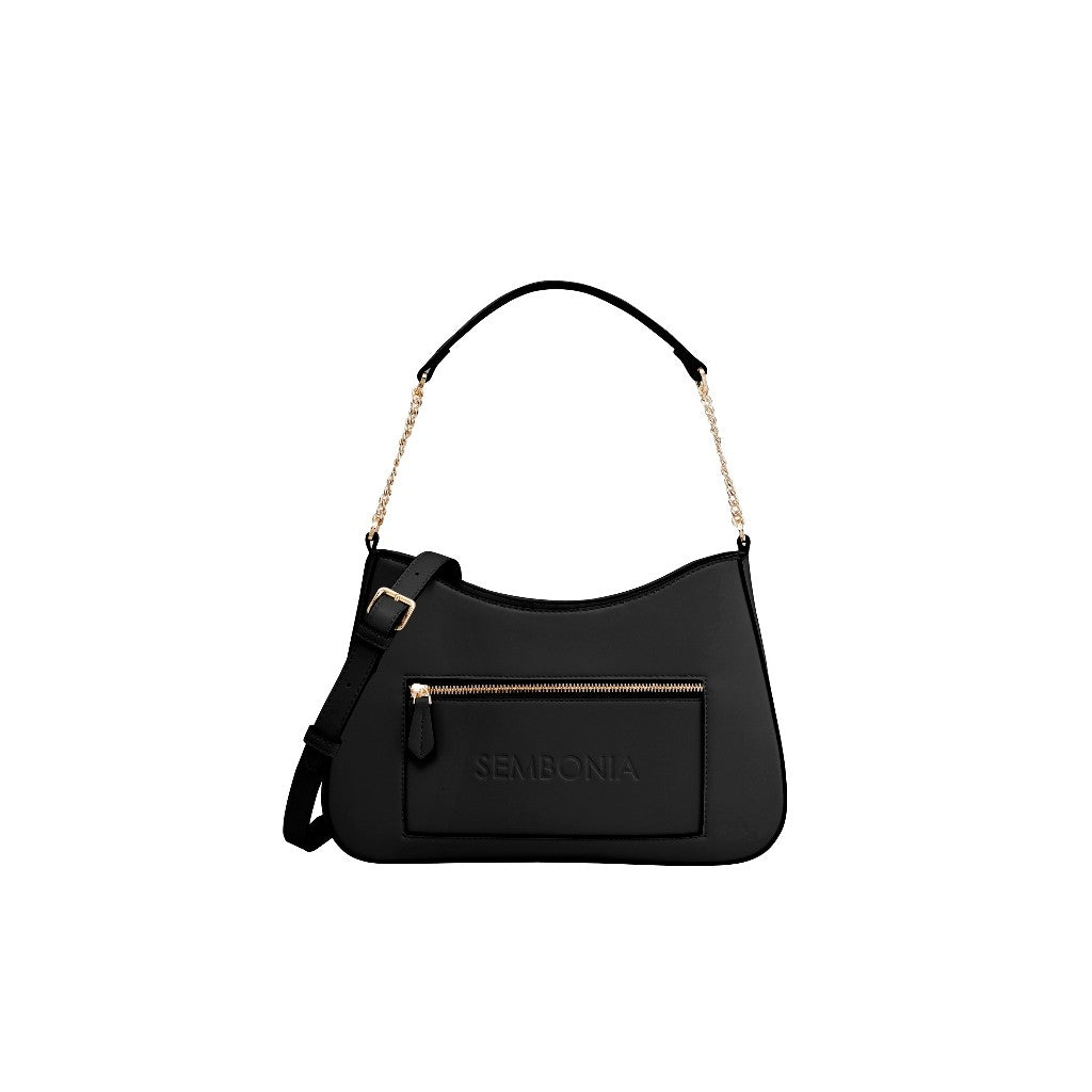 Debossed Trapeze Crossbody Bag (Large)