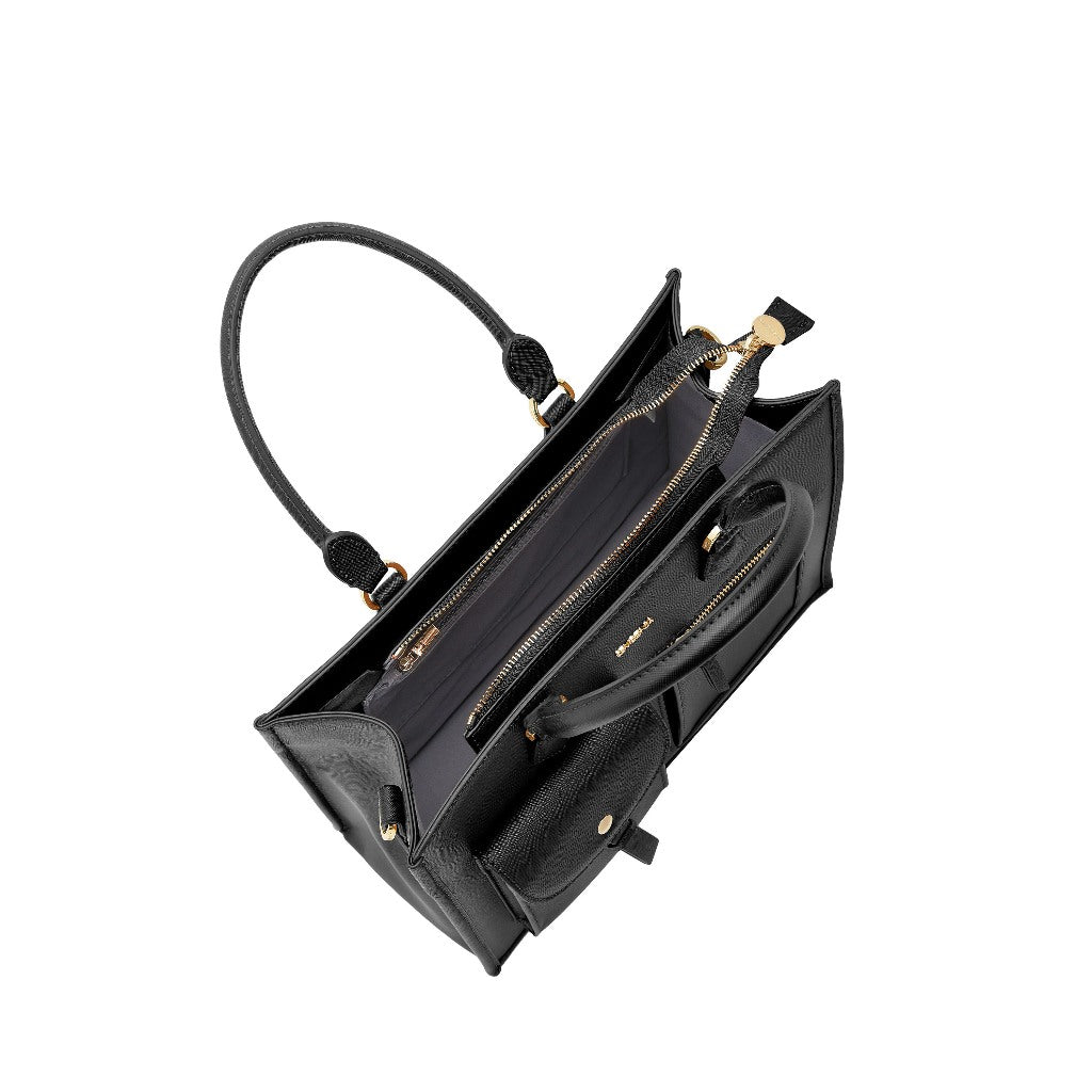 Large Classic Multi-Pockets Satchel Bag