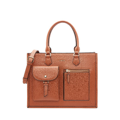 Large Classic Multi-Pockets Satchel Bag