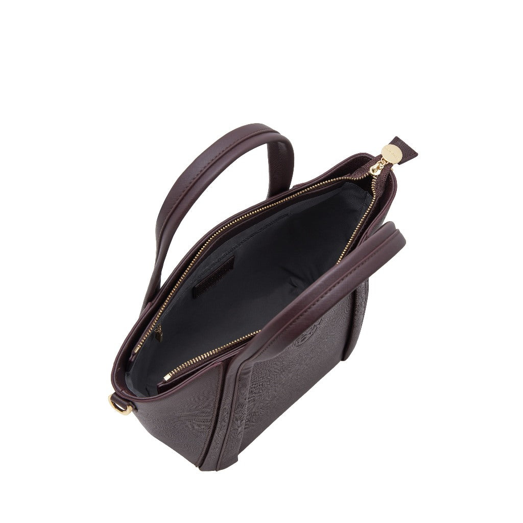 Medium Divine Circular Embossed Crossbody Bag