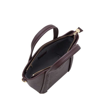 Medium Divine Circular Embossed Crossbody Bag