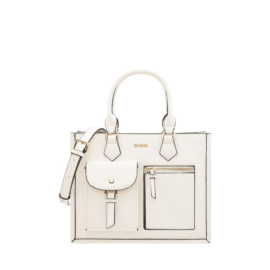 Medium Classic Multi-Pockets Satchel Bag