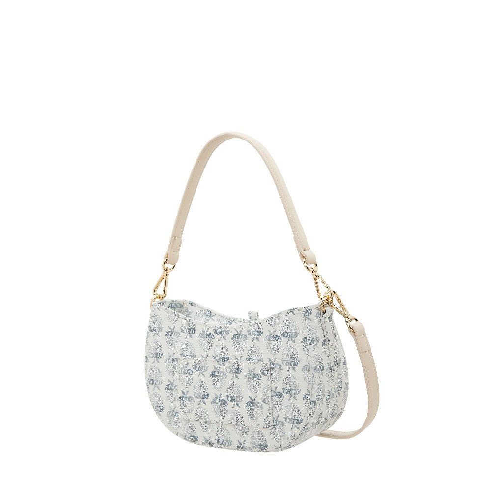S-Pendant Crescent Crossbody Bag