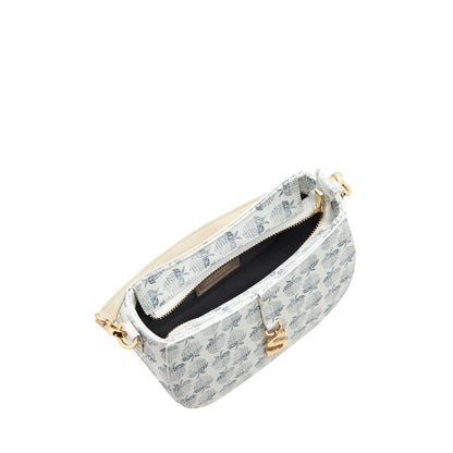 S-Pendant Crescent Crossbody Bag