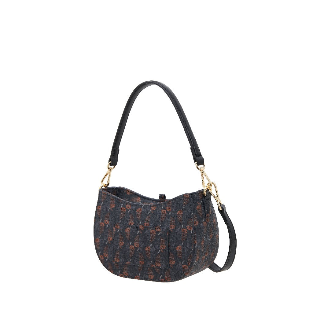 S-Pendant Crescent Crossbody Bag