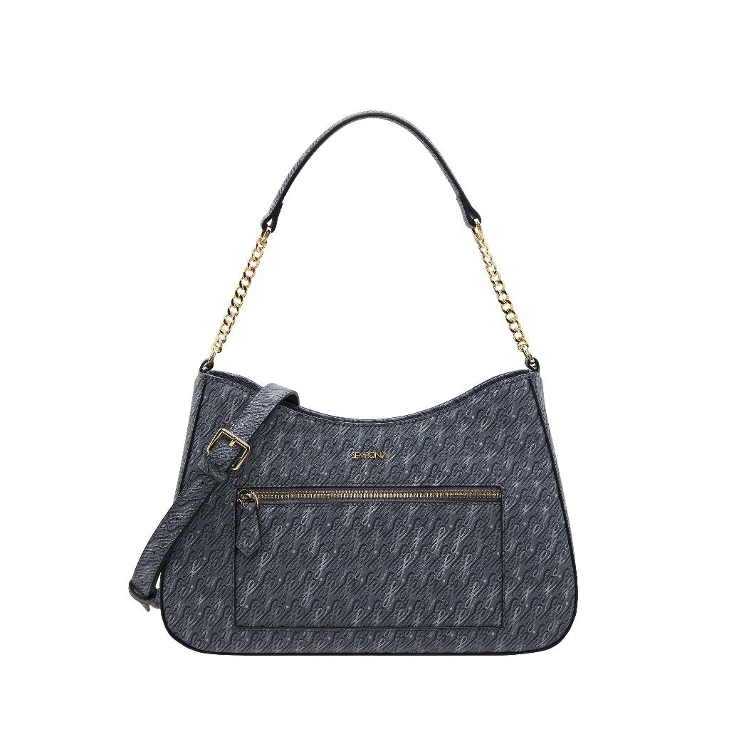 Monogram Trapeze Crossbody Bag (Large)