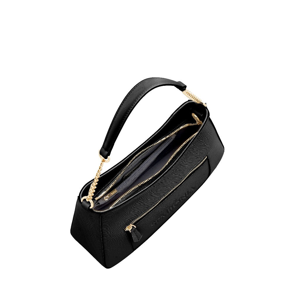 Debossed Trapeze Crossbody Bag (Large)