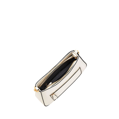 Debossed Trapeze Crossbody Bag (Medium)
