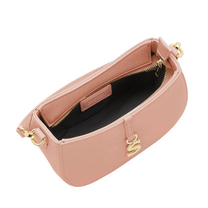 S-Pendant Crescent Crossbody Bag