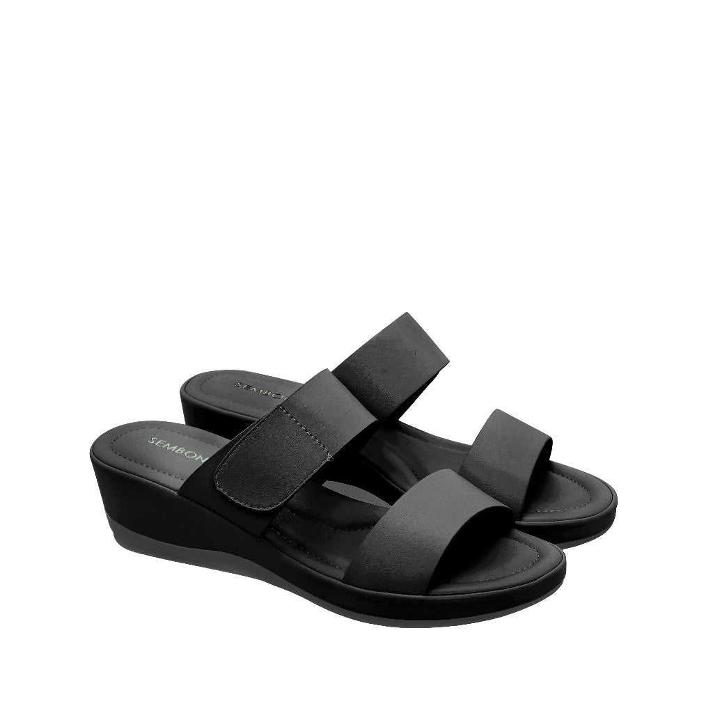 Women Synthetic Leather Wedges