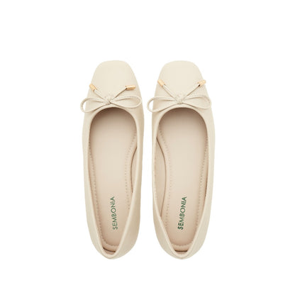 Women Recycled Materials of Synthetic Leather Ballet
