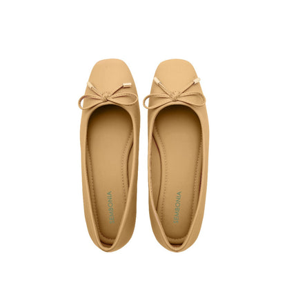 Women Recycled Materials of Synthetic Leather Ballet