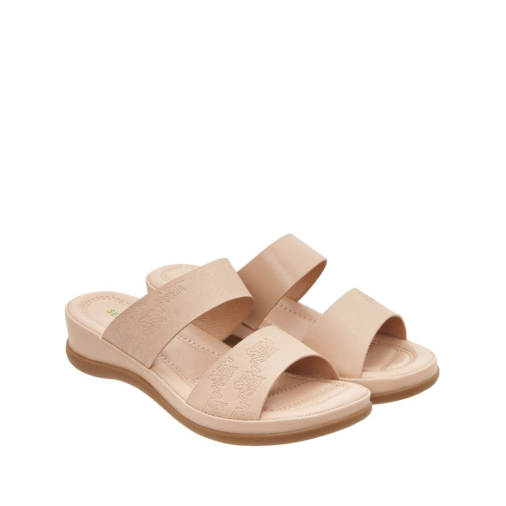 Women Recycled Materials of Synthetic Leather Wedges