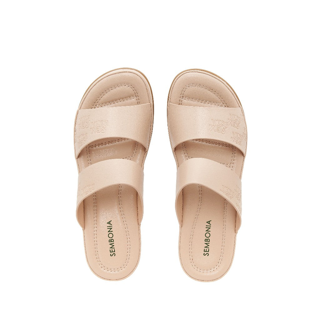 Women Recycled Materials of Synthetic Leather Wedges