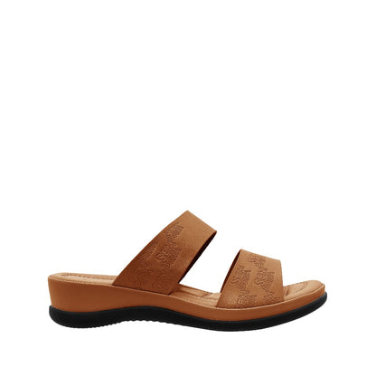 Women Recycled Materials of Synthetic Leather Wedges