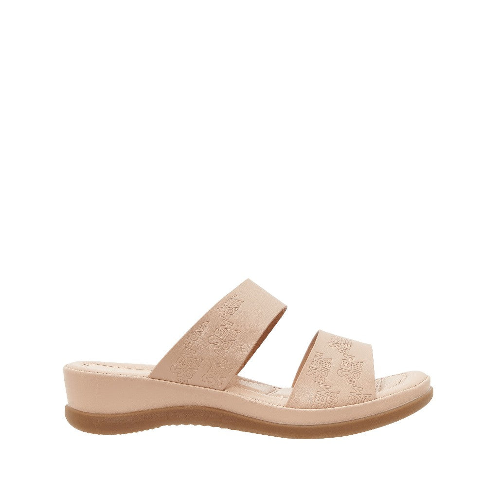Women Recycled Materials of Synthetic Leather Wedges