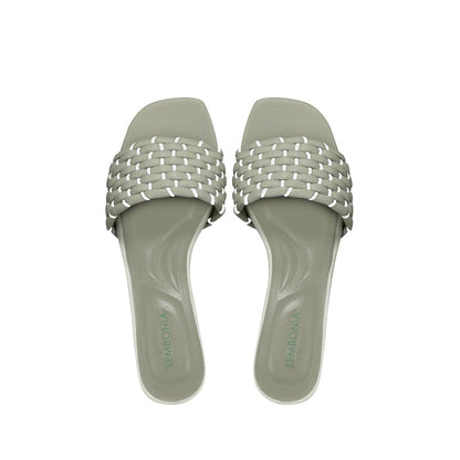 Women Recycled Materials of Synthetic Leather Sandal