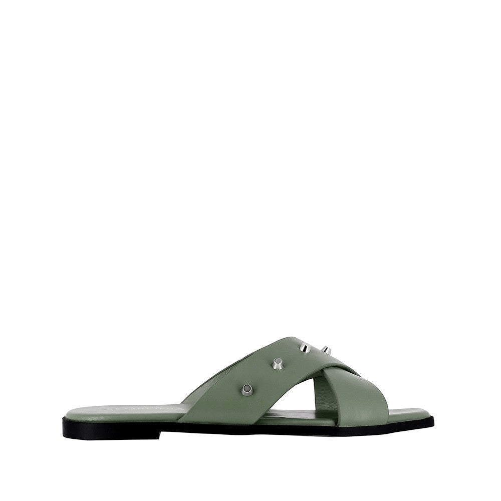 Women Synthetic Leather Flat Sandal