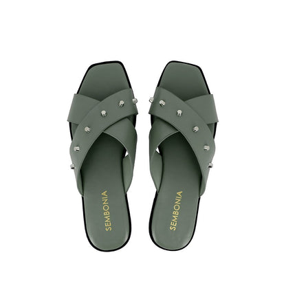 Women Synthetic Leather Flat Sandal