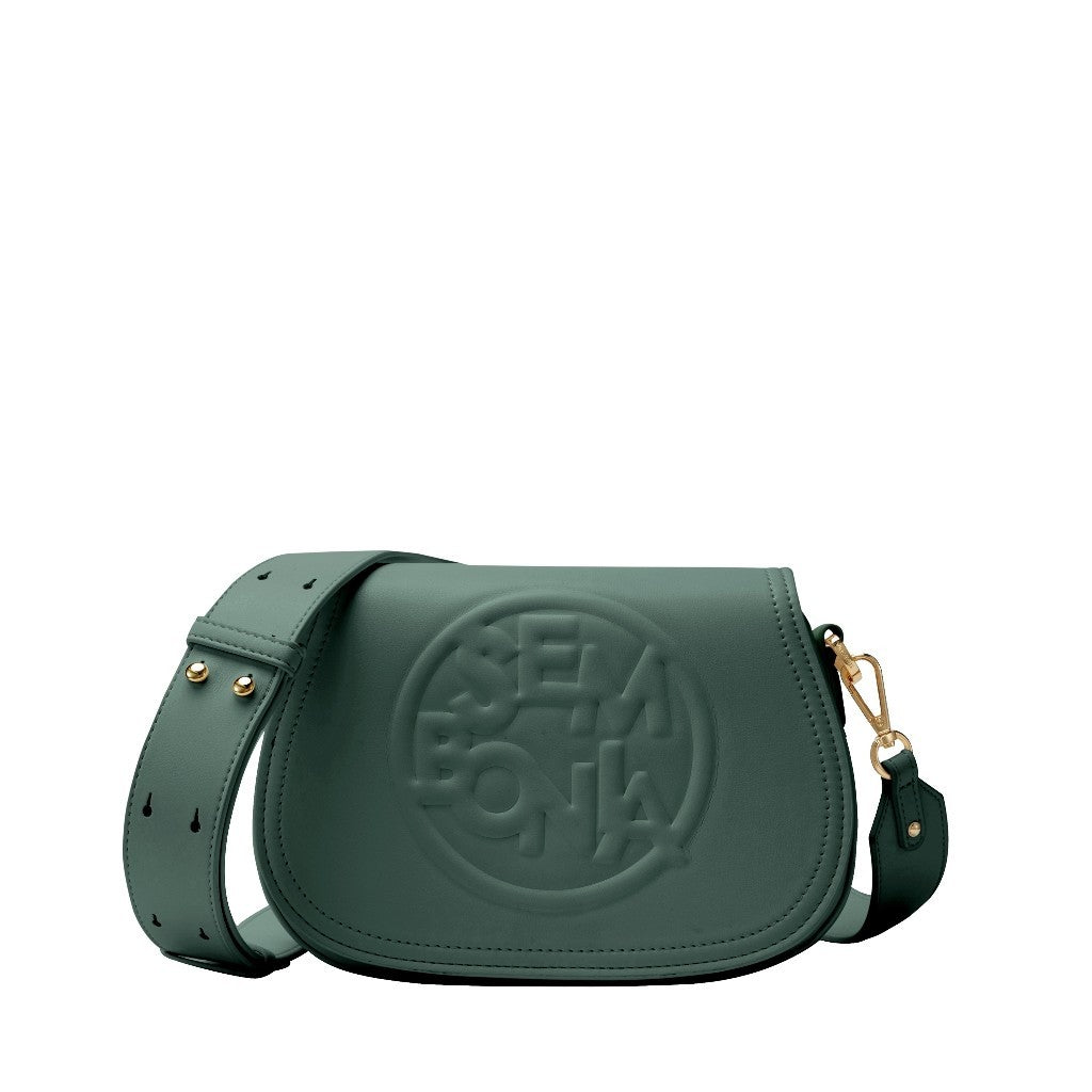 Logo Embossed Crossbody Bag