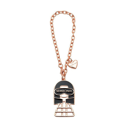 Enamelled Dolly Bag Charm