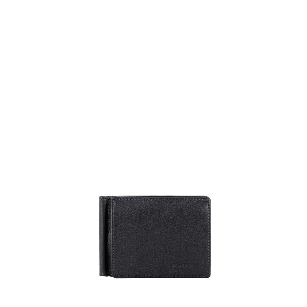 Men Nappa Leather Money Clip Wallet