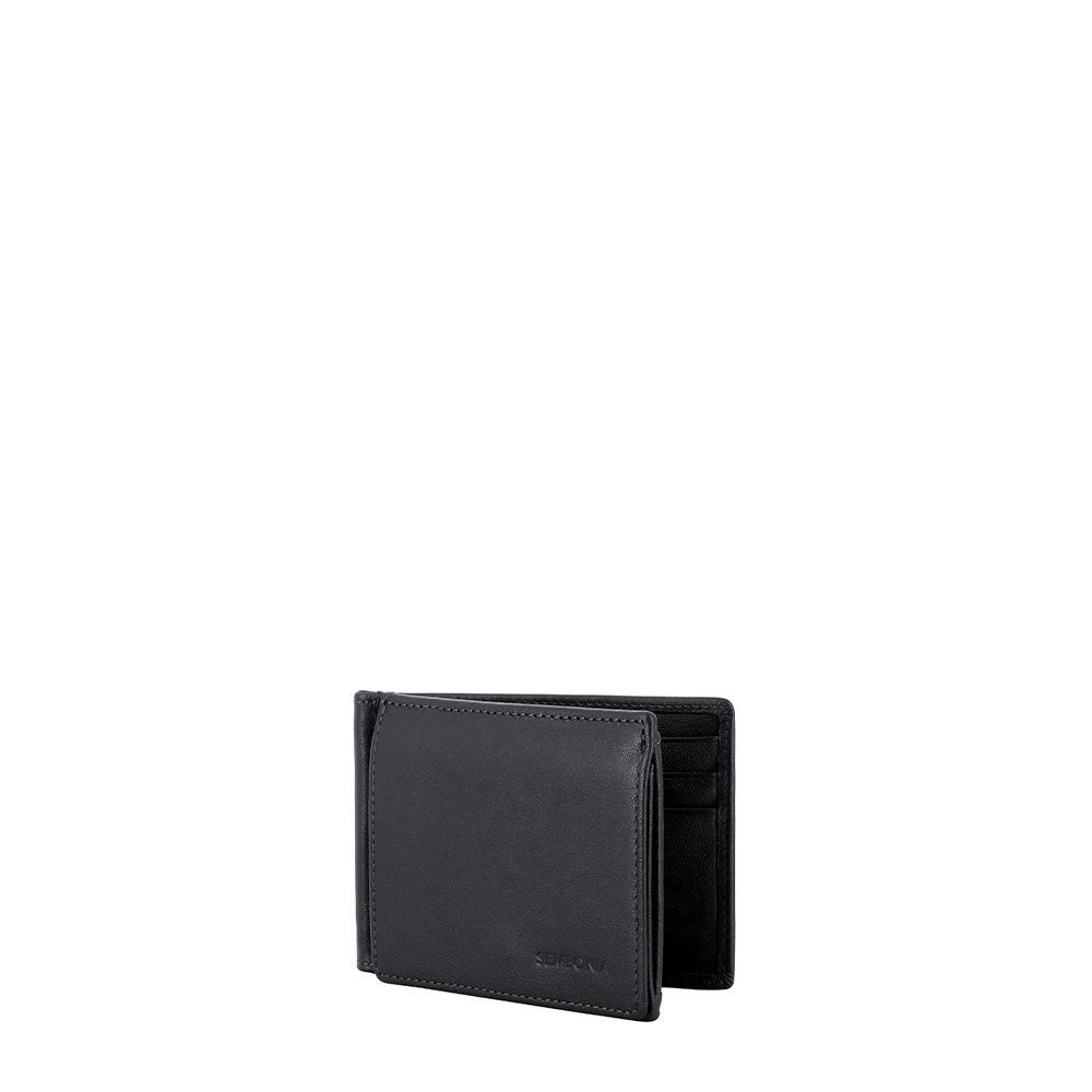 Men Nappa Leather Money Clip Wallet
