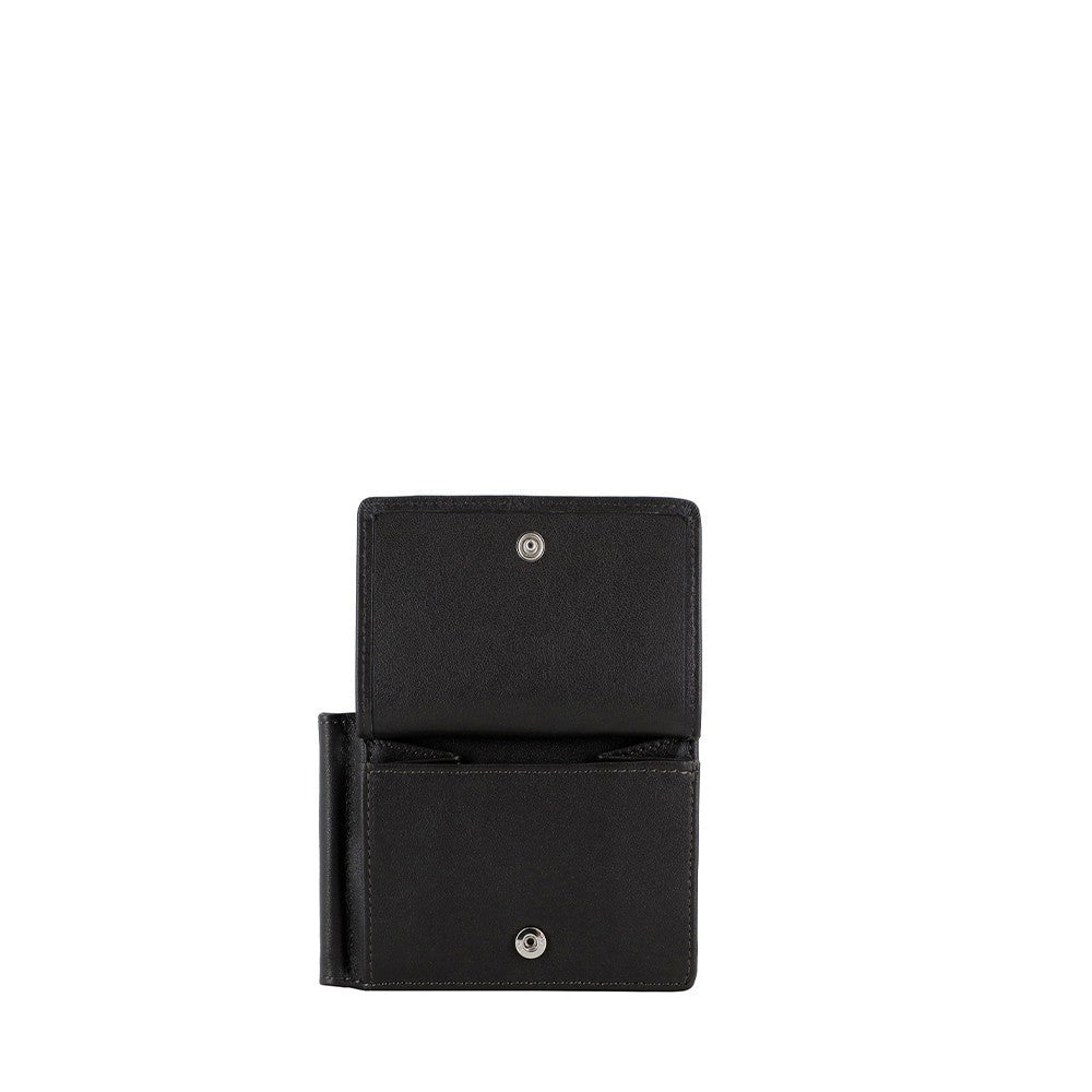 Men Nappa Leather Money Clip Wallet