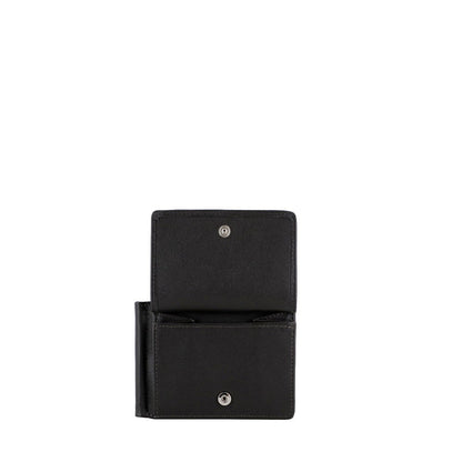 Men Nappa Leather Money Clip Wallet