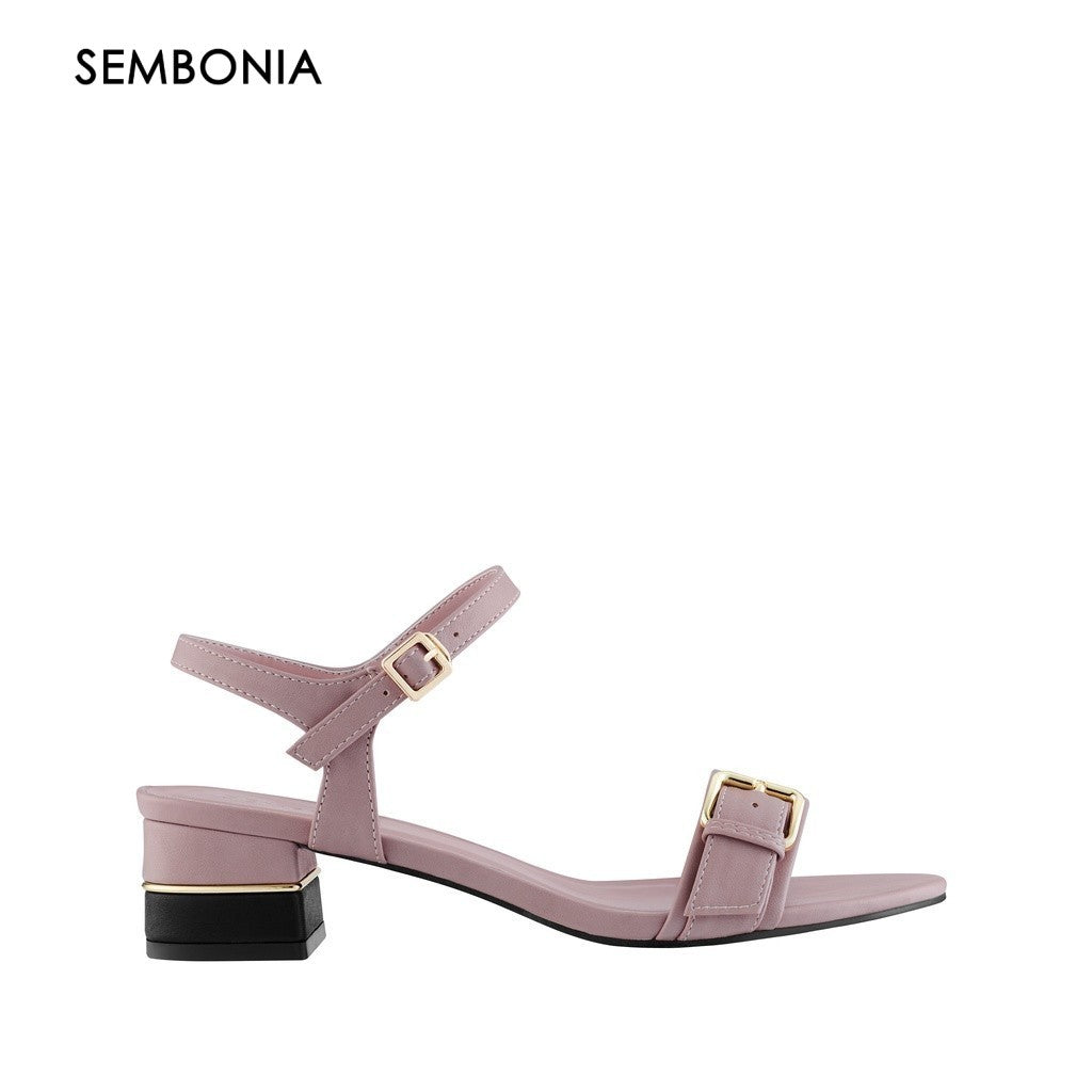 Women Synthetic Leather Heeled Sandal