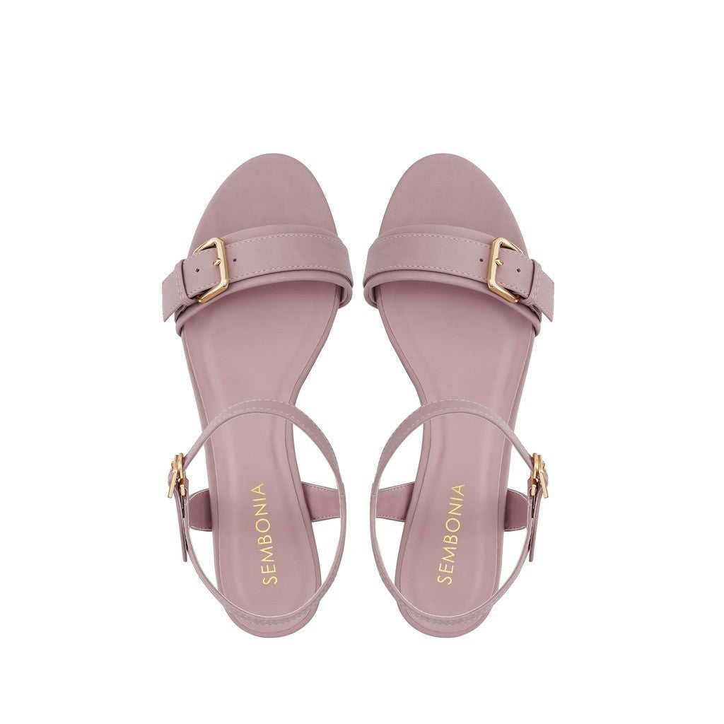 Women Synthetic Leather Heeled Sandal