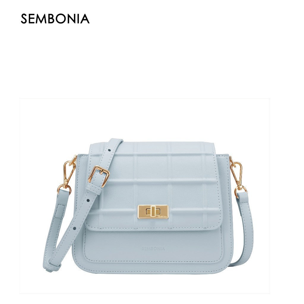 Waffle Embossed Crossbody Bag