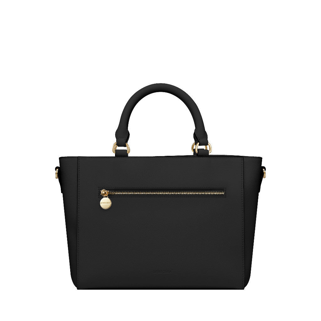 Whimsical Embroidered Logo Tote Bag