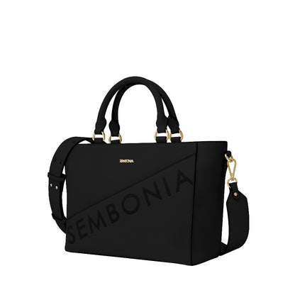 Whimsical Embroidered Logo Tote Bag