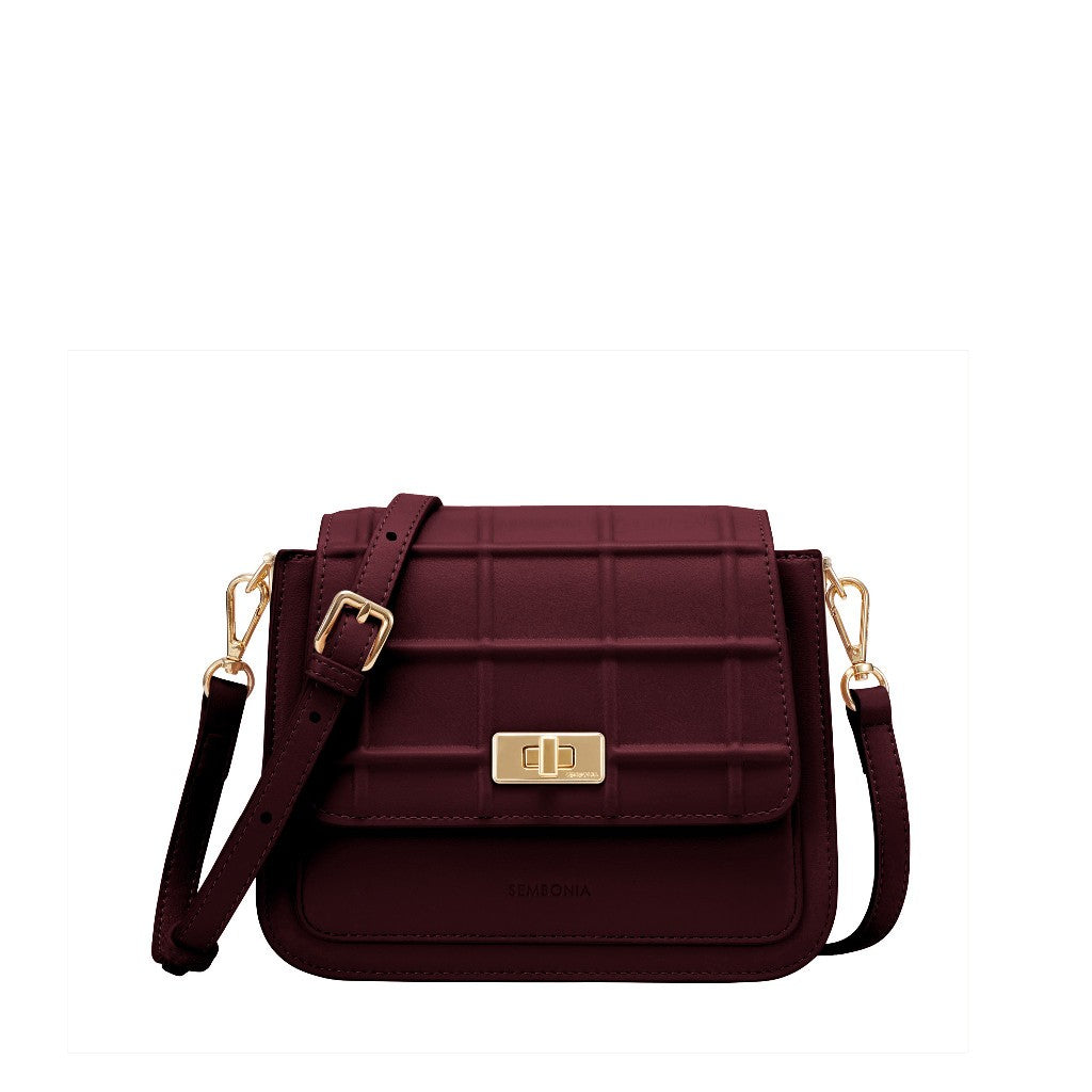 Waffle Embossed Crossbody Bag
