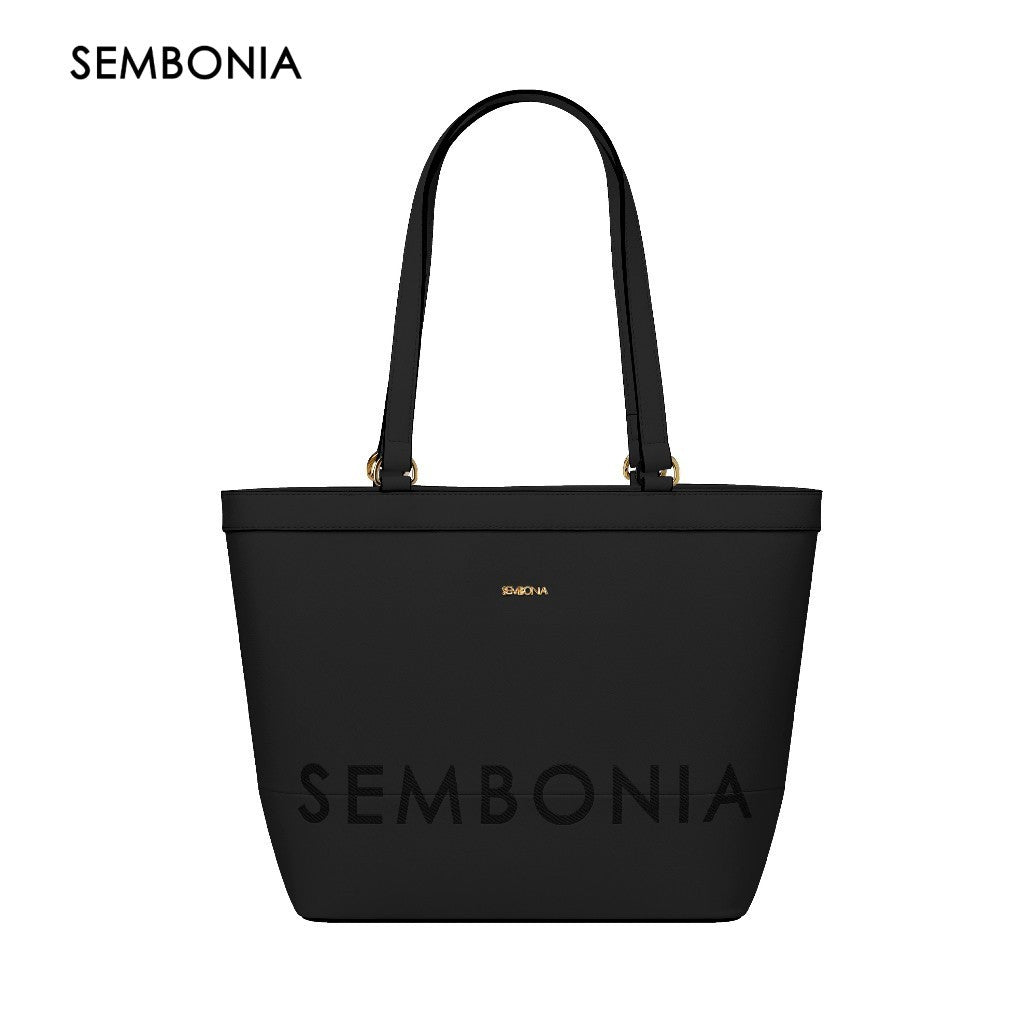Whimsical Embroidered Logo Tote Bag