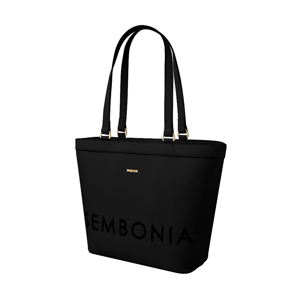 Whimsical Embroidered Logo Tote Bag
