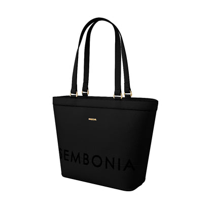 Whimsical Embroidered Logo Tote Bag