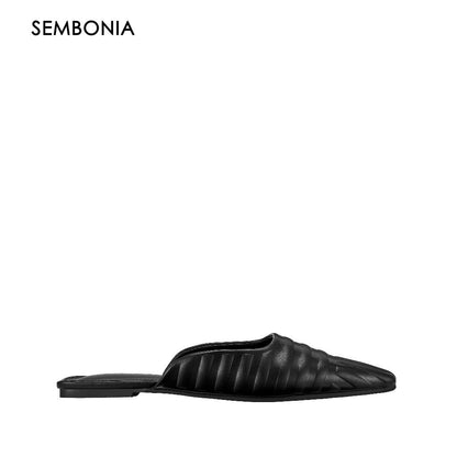 Women Synthetic Leather Mule