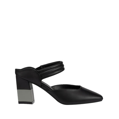 Women Synthetic Leather Mules