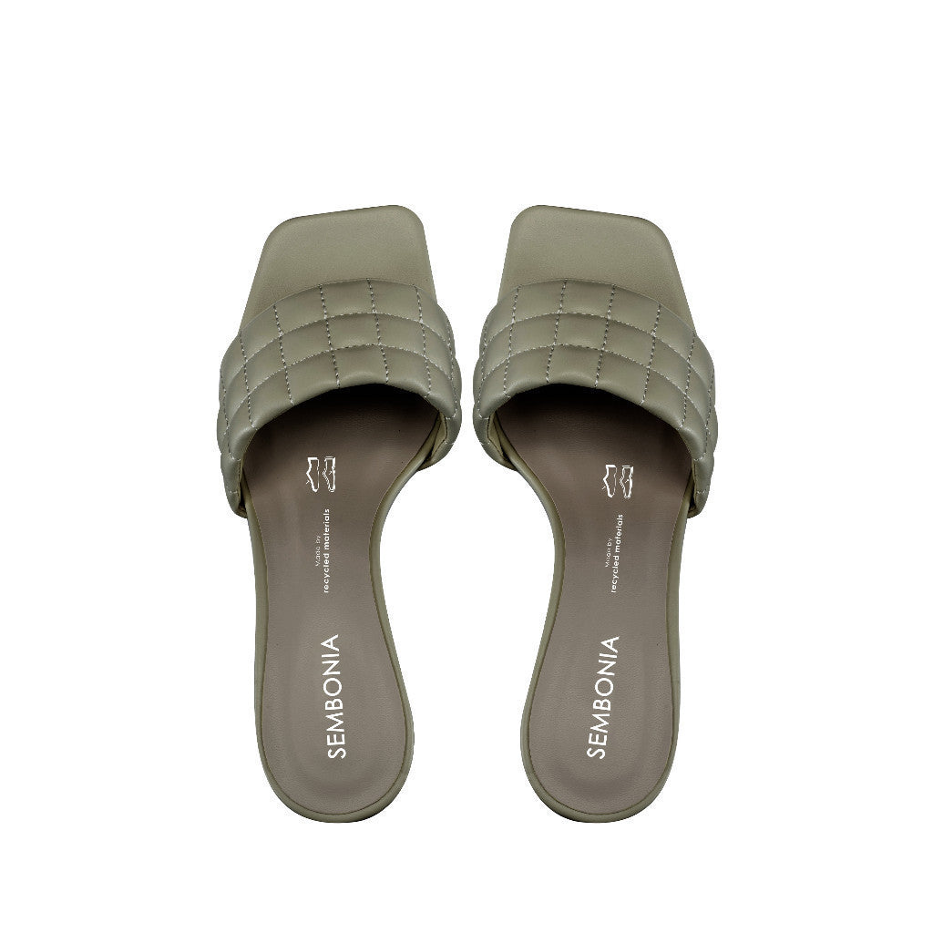 Women Recycled Materials of Synthetic Leather Wedges