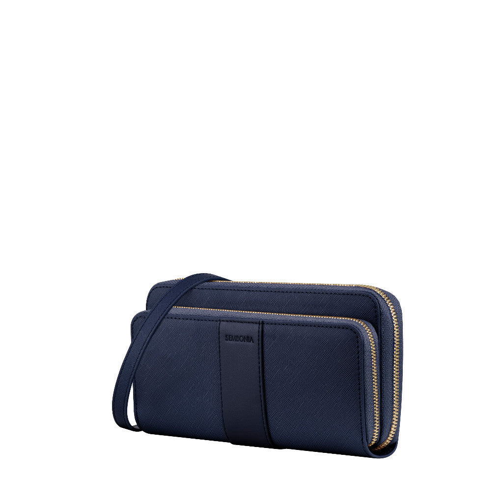 Crossgrain 2-Tier Zip-Around Wallet