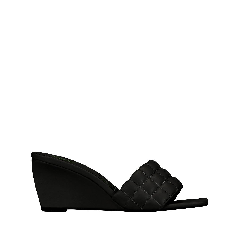Women Recycled Materials of Synthetic Leather Wedges