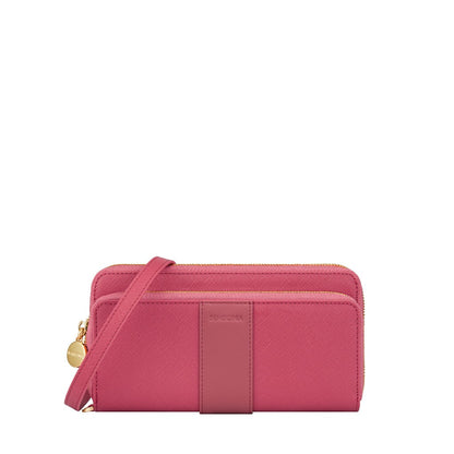 Crossgrain 2-Tier Zip-Around Wallet