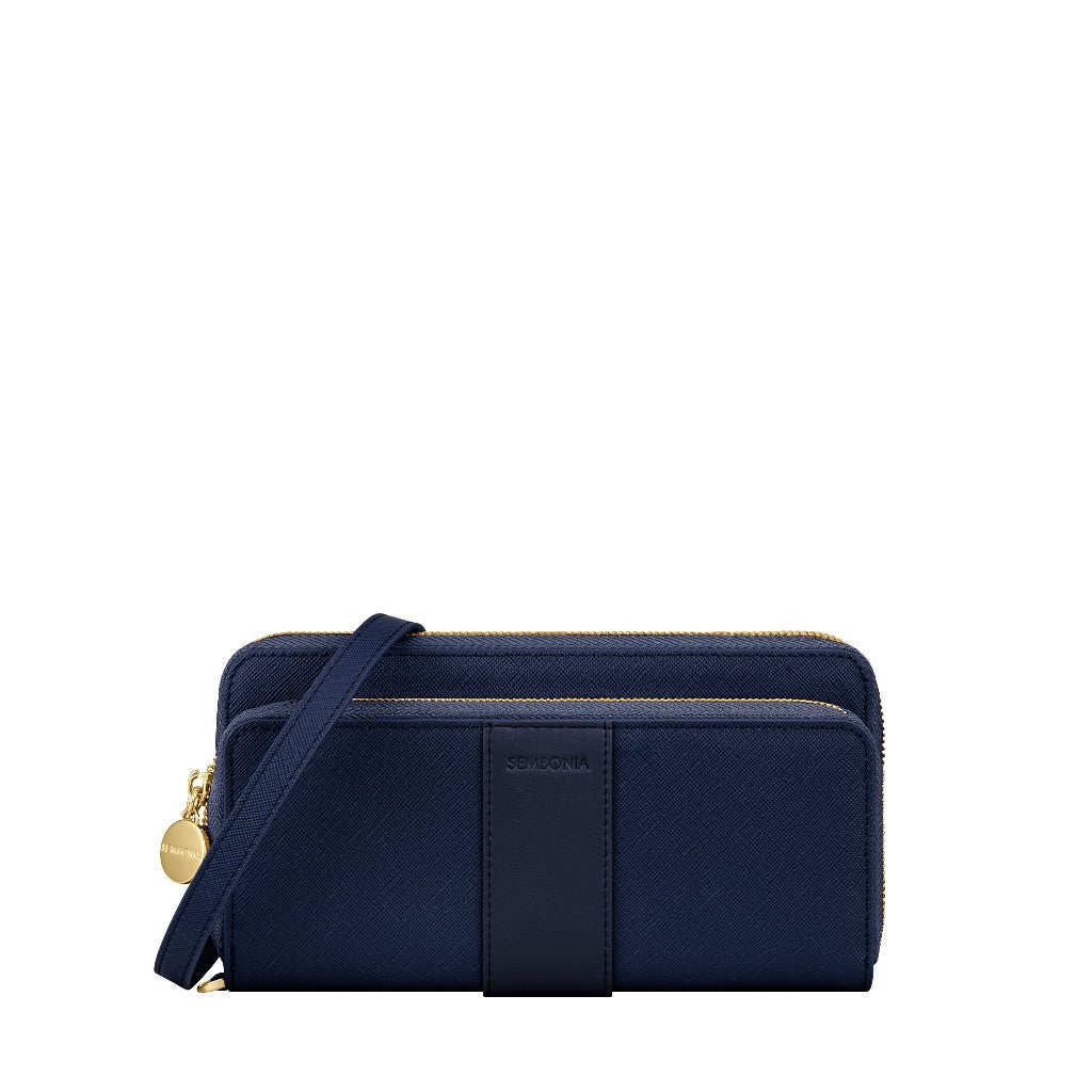 Crossgrain 2-Tier Zip-Around Wallet