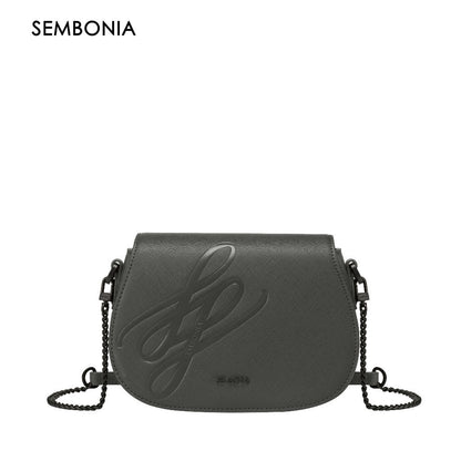Sustainability Debossed-Logo Crossbody Bag