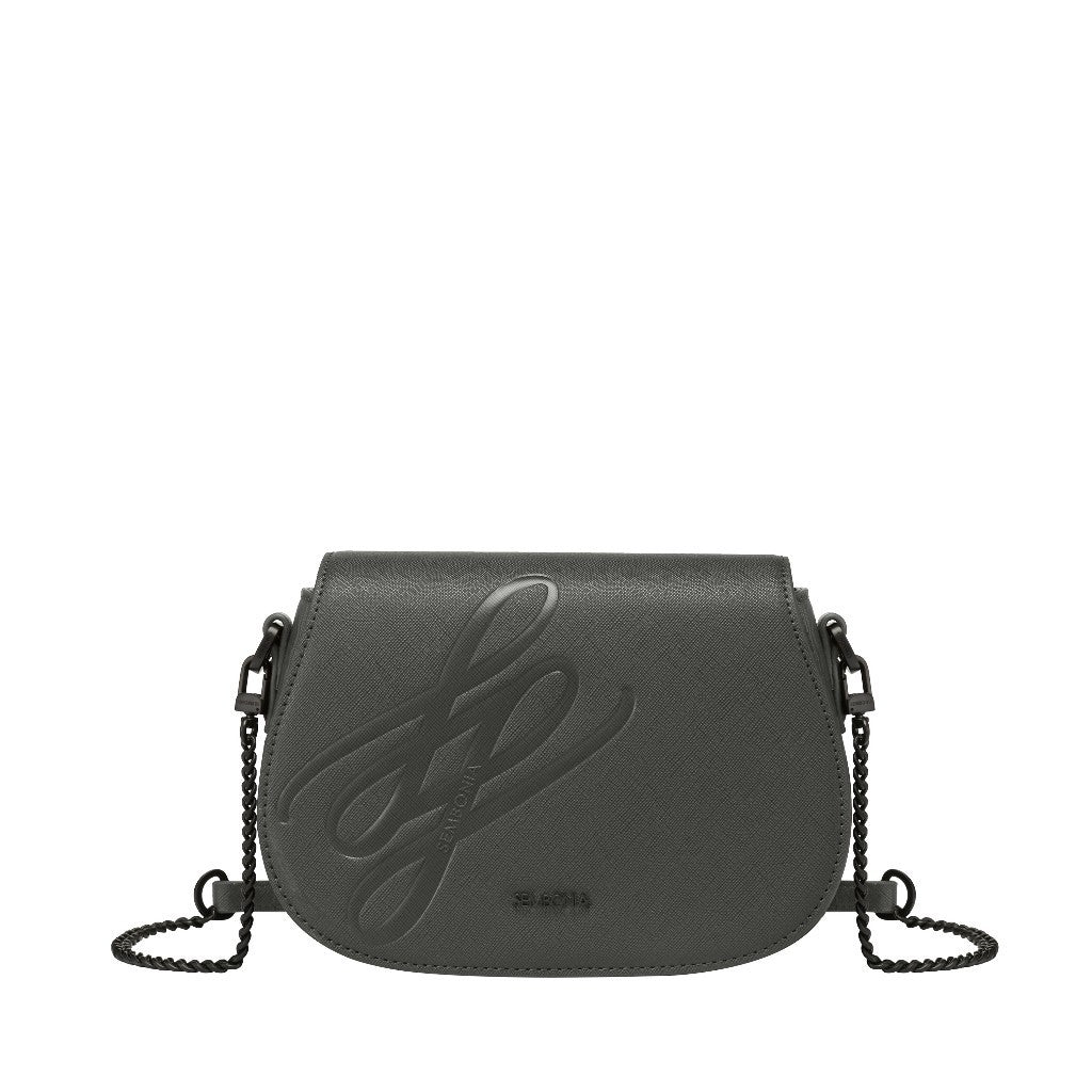Sustainability Debossed-Logo Crossbody Bag