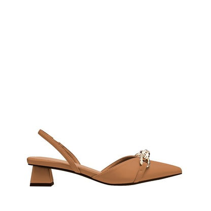 Women Recycled Materials of Synthetic Leather Mule